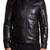 Men's black genuine lambskin leather motorcycle jacket slim fit designer men biker jacket-l200