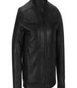 Men's black genuine lambskin leather motorcycle jacket slim fit designer men biker 