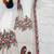 Designer white silk kurta set with heavy floral embroidery & sharara