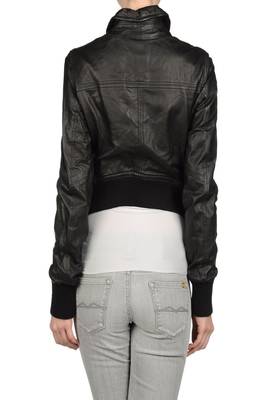 women's black napa leather biker jacket classic moto zip style premium 2