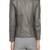 Women's 100% lambskin grey leather jacket motorcycle napa leather jacket-lc76