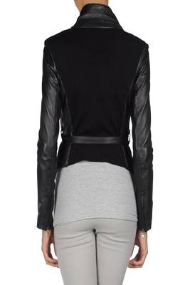 women's black napa leather biker jacket classic moto zip style authentic 2