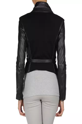 women's black napa leather biker jacket classic moto zip style authentic