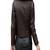 Women's 100% lambskin black leather jacket motorcycle napa leather jacket-lc80