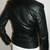 Women's 100% lambskin black leather jacket motorcycle napa leather jacket-lc81