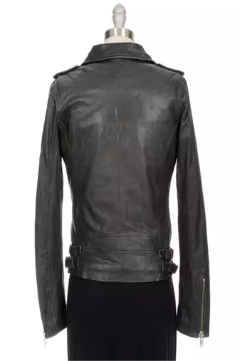women's black napa leather biker jacket classic moto zip style sophisticated
