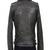 Women's 100% lambskin black leather jacket motorcycle napa leather jacket-lc87