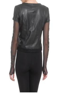 women's black napa leather biker jacket classic moto zip style versatile 2