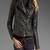 Women’s genuine lambskin leather biker jacket slim fit designer motorcycle jacket-lc91