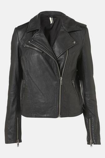 Women’s genuine lambskin leather biker jacket slim fit designer motorcycle jacket-lc92