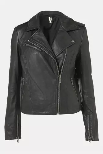 women's genuine lambskin leather biker jacket classic moto zip style premium