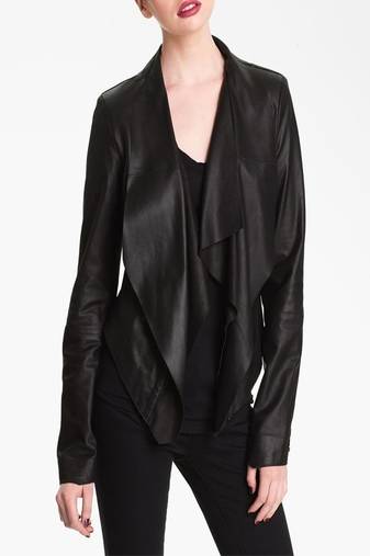 Women’s genuine lambskin leather biker jacket slim fit designer motorcycle jacket-lc94