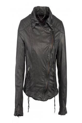 women's black napa leather biker jacket classic moto zip style distinctive