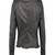 Women black 100% lambskin leather jacket biker motorcycle napa leather jacket-lc-96
