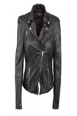 women's black napa leather biker jacket classic moto zip style luxury 1