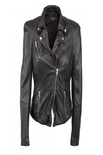 women's black napa leather biker jacket classic moto zip style luxury