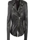women's black napa leather biker jacket classic moto zip style luxury