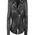 Women black 100% lambskin leather jacket biker motorcycle napa leather jacket-lc-97