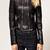 Women black 100% lambskin leather jacket biker motorcycle napa leather jacket-lc-101
