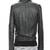 Women black 100% lambskin leather jacket biker motorcycle napa leather jacket-lc-102
