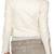 Women white 100% lambskin leather jacket biker motorcycle napa leather jacket-lc-103