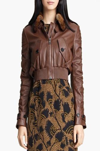 Women brown 100% lambskin leather jacket biker motorcycle napa leather jacket-lc-111