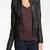 Women black 100% lambskin leather jacket biker motorcycle napa leather jacket-lc-112