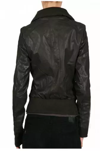 women's black napa leather biker jacket classic moto zip style advanced
