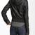 Women black 100% lambskin leather jacket biker motorcycle napa hood leather jacket-lc-116