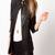 Women black 100% lambskin leather jacket biker motorcycle napa hood leather jacket-lc-117