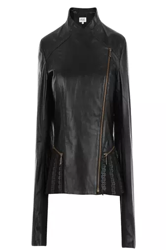 Women black 100% lambskin leather jacket biker motorcycle napa leather jacket-lc-127