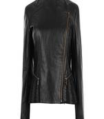 women's black napa leather biker jacket classic moto zip style premium genuine
