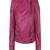 Women pink 100% lambskin leather jacket biker motorcycle napa leather jacket-lc-128