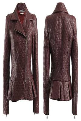 women's genuine napa leather biker jacket classic moto zip style premium 1