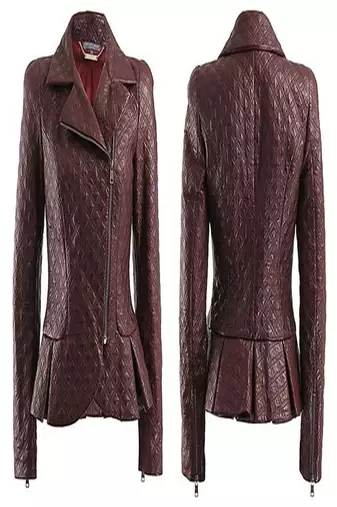 women's genuine napa leather biker jacket classic moto zip style premium