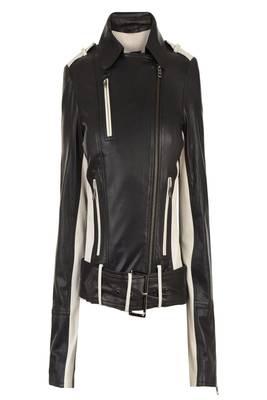 women's black napa leather biker jacket classic moto zip style premium refined 1