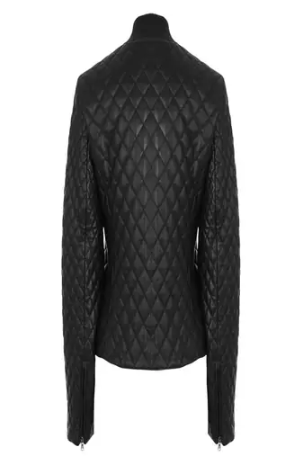women's black napa leather biker jacket classic moto zip style premium sophisticated
