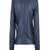 Women navy blue 100% lambskin leather jacket biker motorcycle napa leather coatlc-135