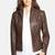 Women black 100% lambskin leather jacket biker motorcycle napa leather coatlc-138