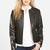 Women black 100% lambskin leather jacket biker motorcycle napa leather coatlc-142