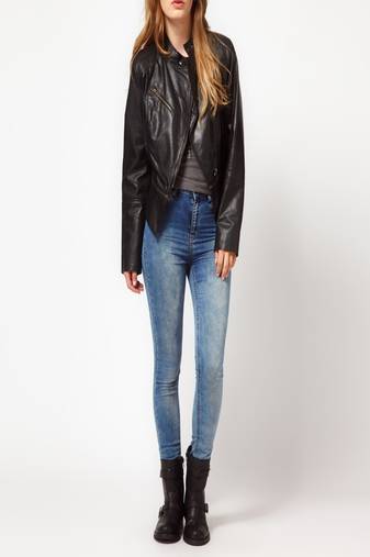 women's black napa leather biker jacket classic moto zip style premium special