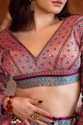 Ready to Wear Lehenga & Unstitched Blouse With Dupatta