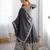 Charcoal Grey Natural Crep Silk Lehenga Choli with Multi-Colour Coding Dori Work