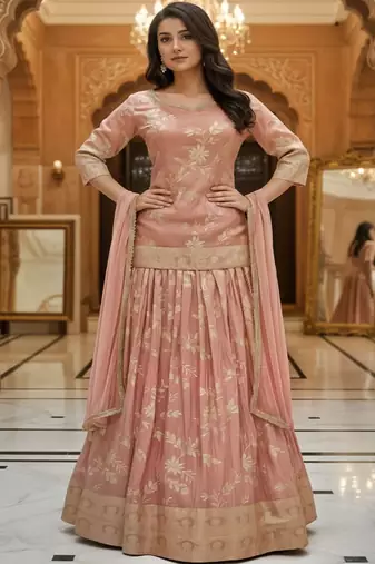 Floral Embroidered Lehenga Choli