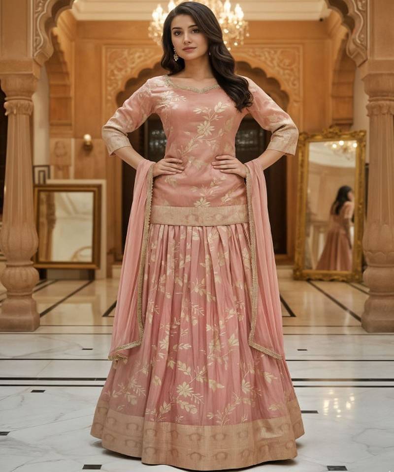 Floral Embroidered Lehenga Choli