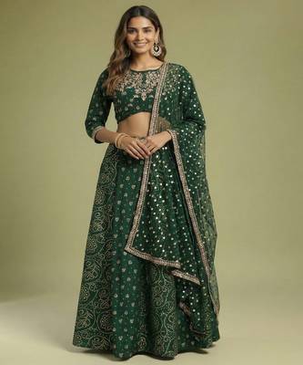 Embellished Ready to Wear Lehenga & Blouse With Dupatta 1