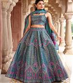 Ready to Wear Lehenga & Unstitched Blouse With Dupatta