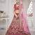 Embroidered Thread Work Semi Stitched Lehenga & Unstitched Blouse With Dupatta