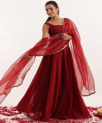 Noor Square Neck Gotta Patti Ready to Wear Lehenga & Blouse With Dupatta 3