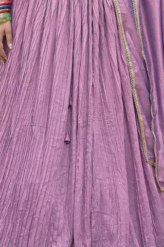 Emroidered Thread Work Ready To Wear Lehenga & Unstitched Blouse With Dupatta
